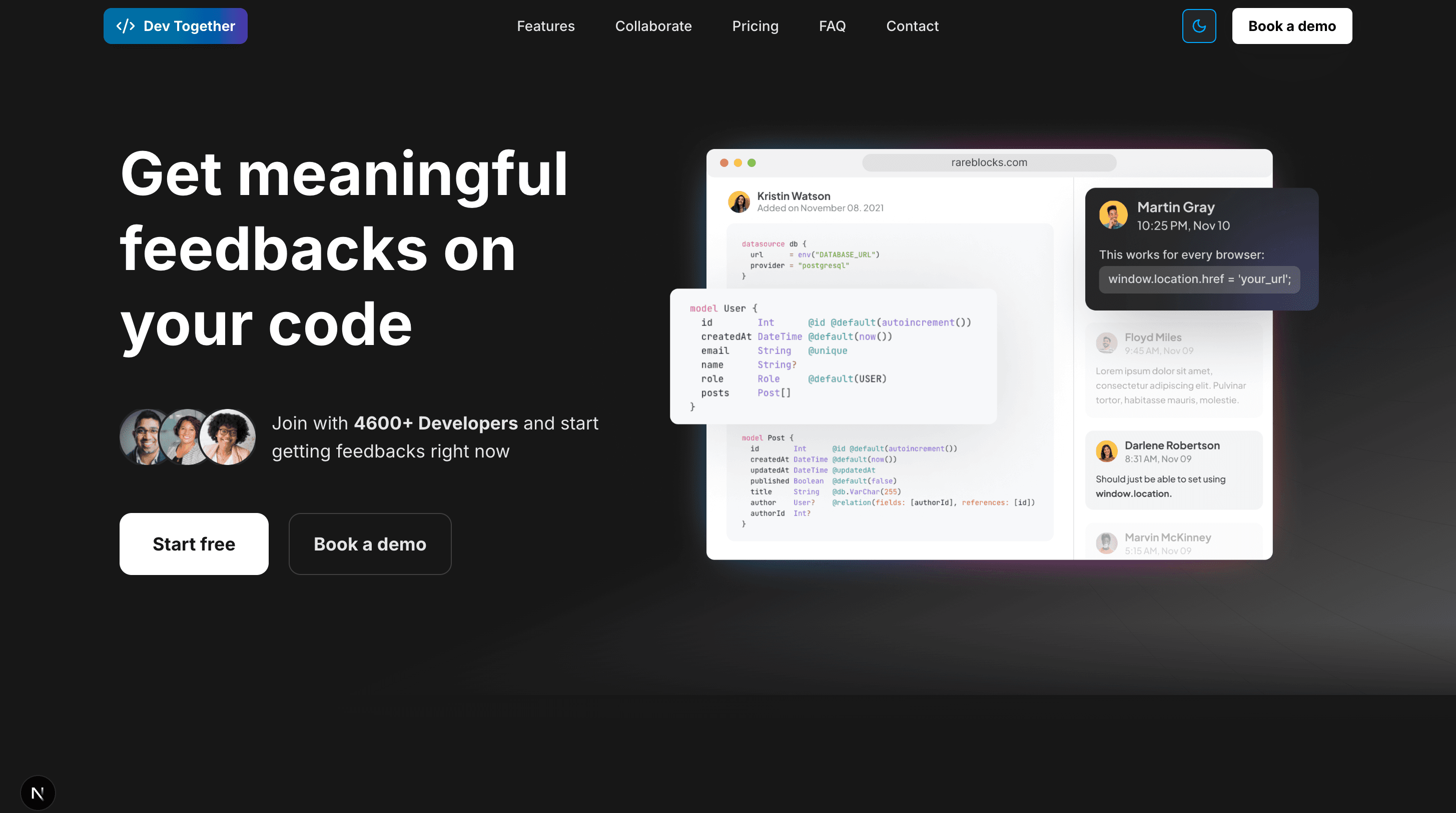 Dev Together Screenshot