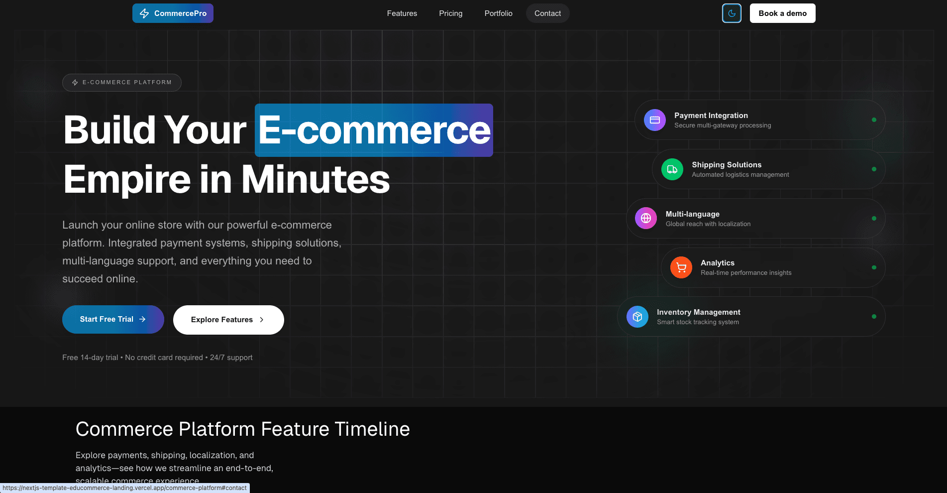E-commerce Platform Screenshot